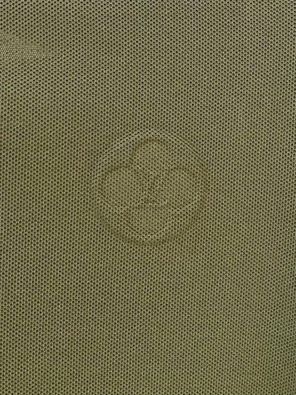 LOUIS VUITTON LV POLO SHIRT IN ARMY GREEN MESH BEADED COTTON FABRIC 238855
