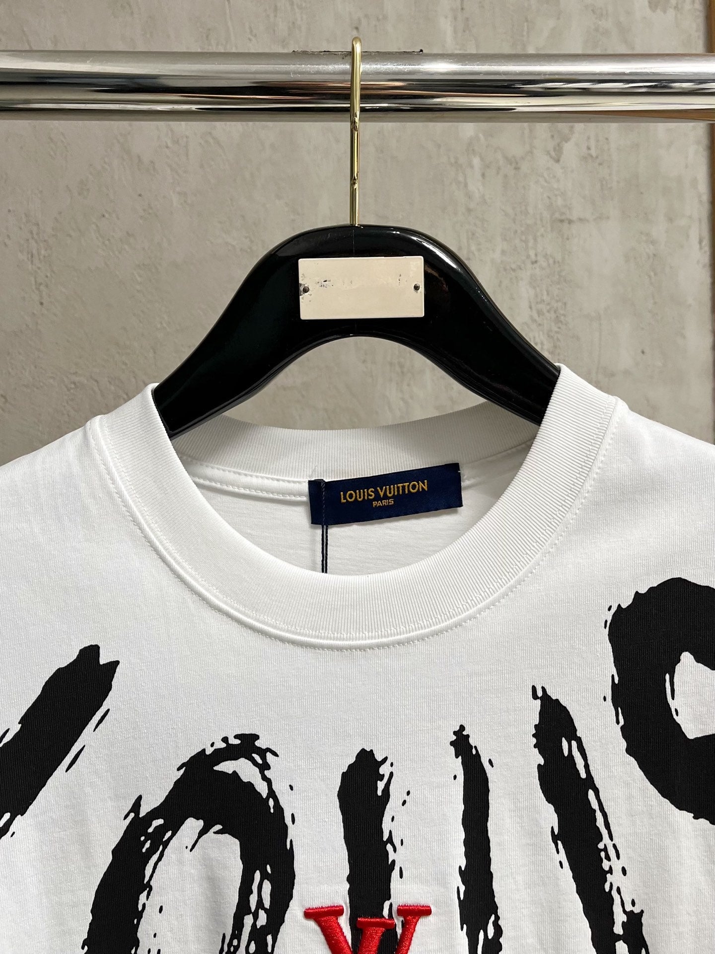 LOUIS VUITTON LV T-SHIRT IN WHITE COTTON 238859