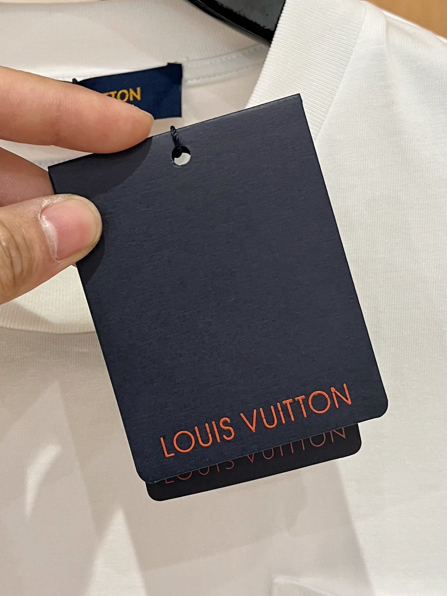 LOUIS VUITTON LV WHITE COTTON T-SHIRT 238867