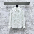 LOUIS VUITTON LV 25S EMBROIDERED HOLLOW SHIRT 264718