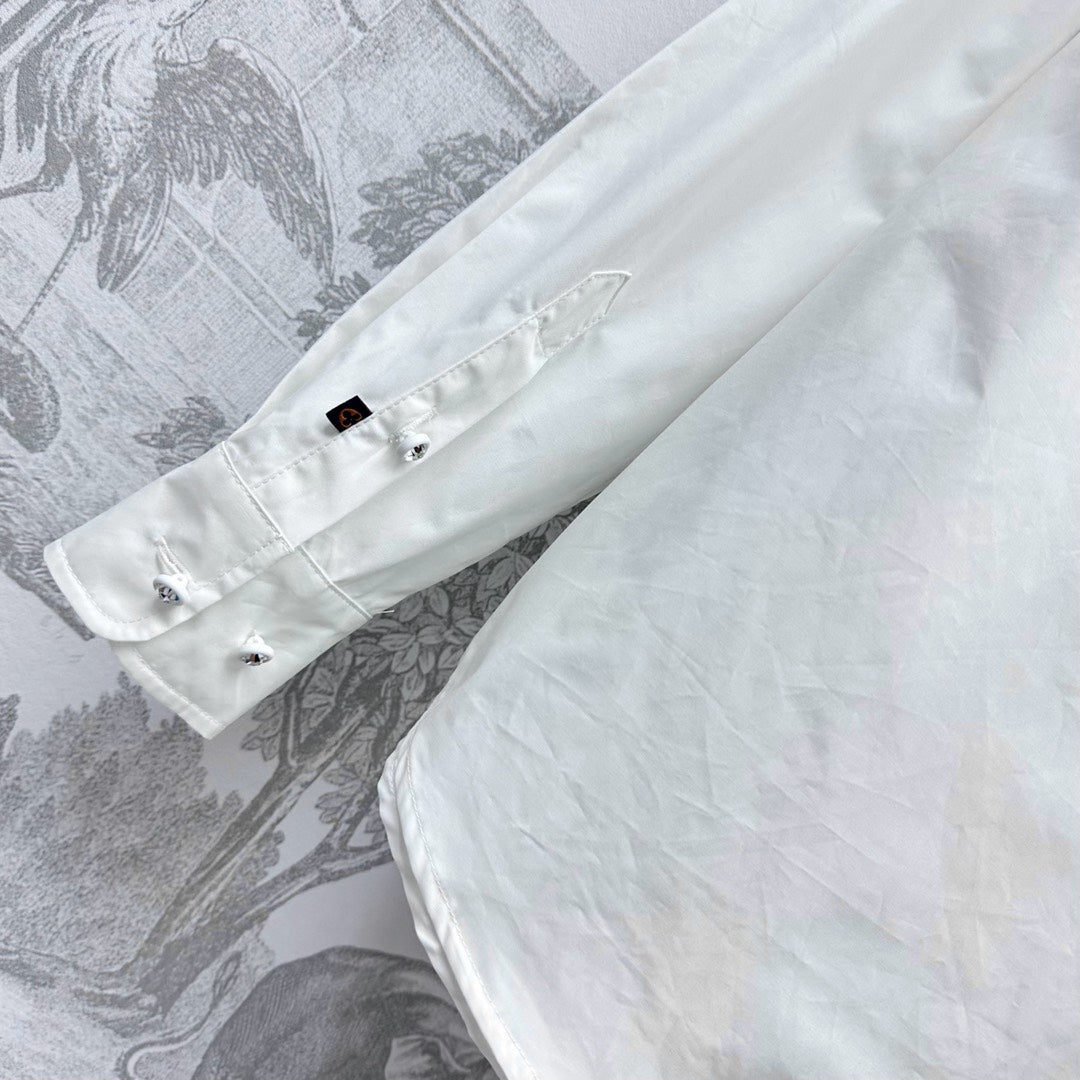 LOUIS VUITTON LV 25S EMBROIDERED HOLLOW SHIRT 264718
