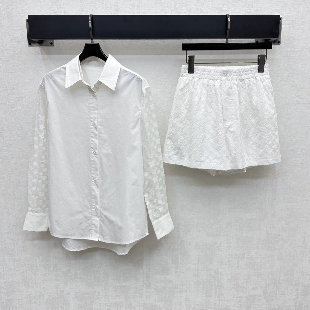 LOUIS VUITTON LV WHITE SHIRT 263749