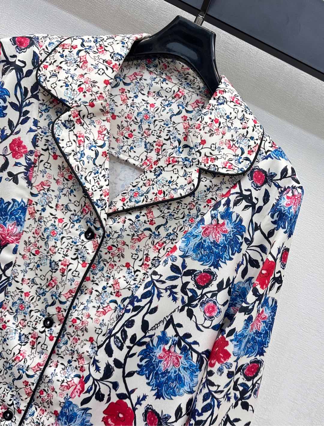 LOUIS VUITTON LV MULTICOLOR FLORAL PRINT SHIRT 263834