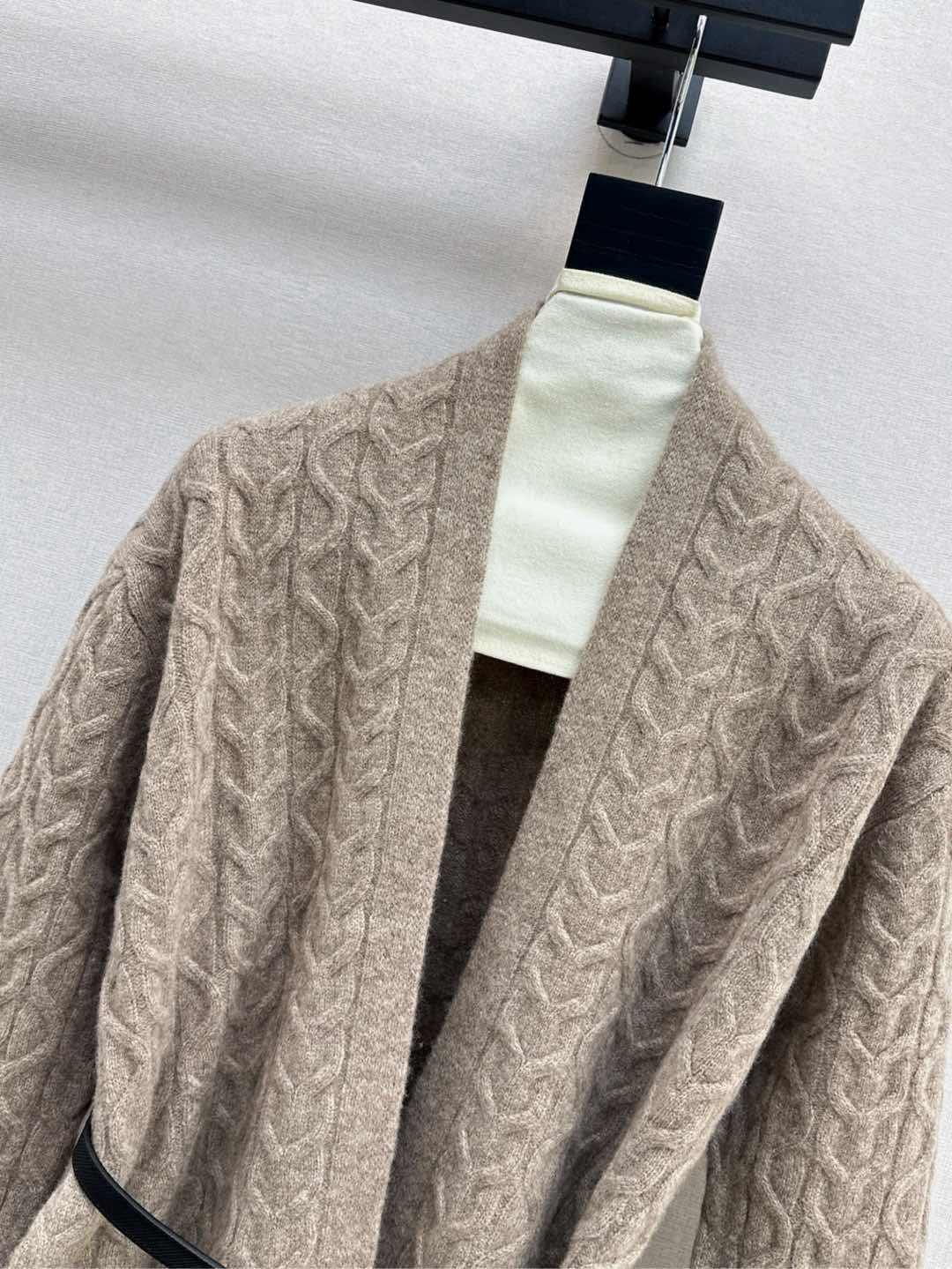 HERMES HERMES 25S LONG KNIT CARDIGAN 150