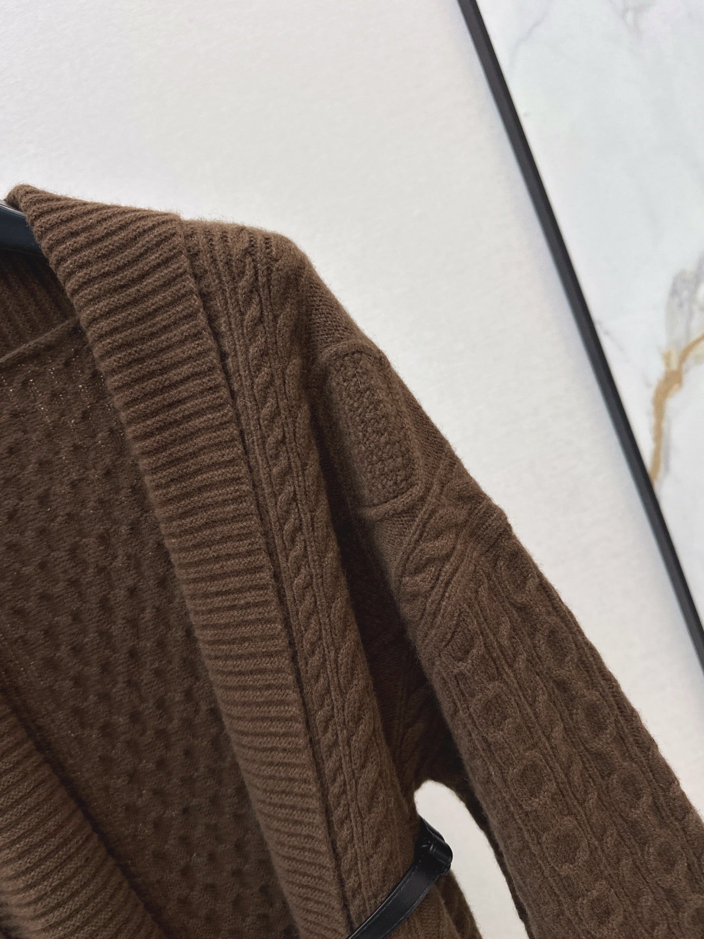 HERMES HERMES 25S LONG KNIT CARDIGAN 119