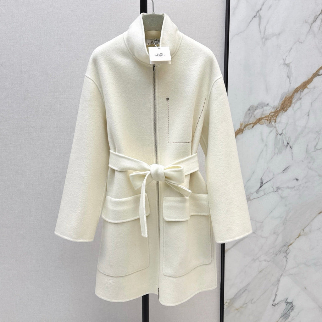 HERMES HERMES 25S STAND-COLLAR ZIP-UP JACKET 036