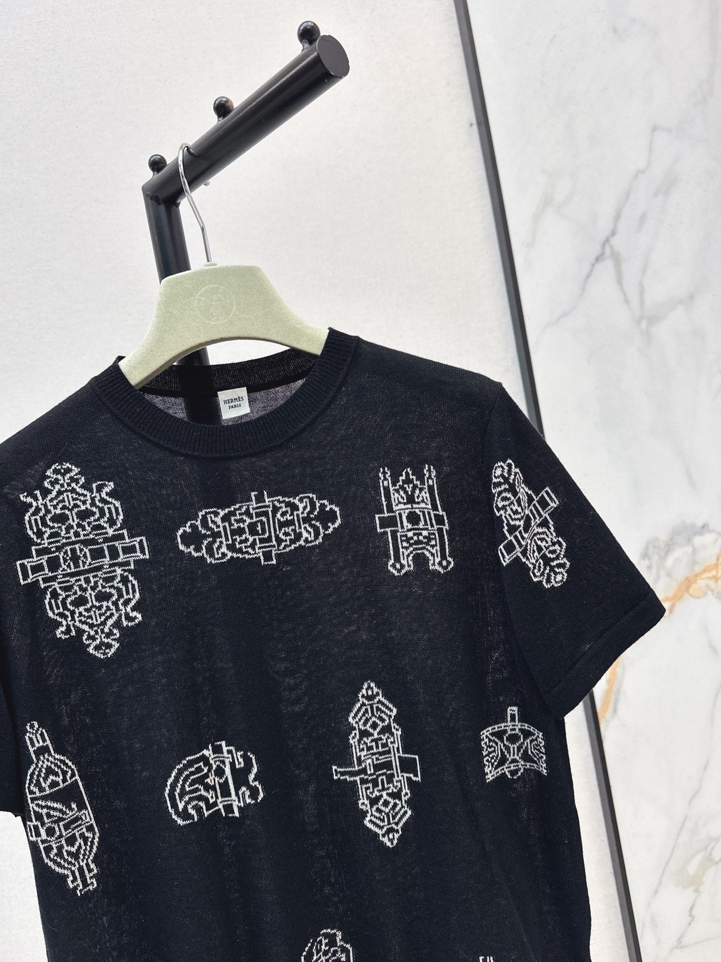 HERMES HERMES 25S CREW NECK T-SHIRT 423