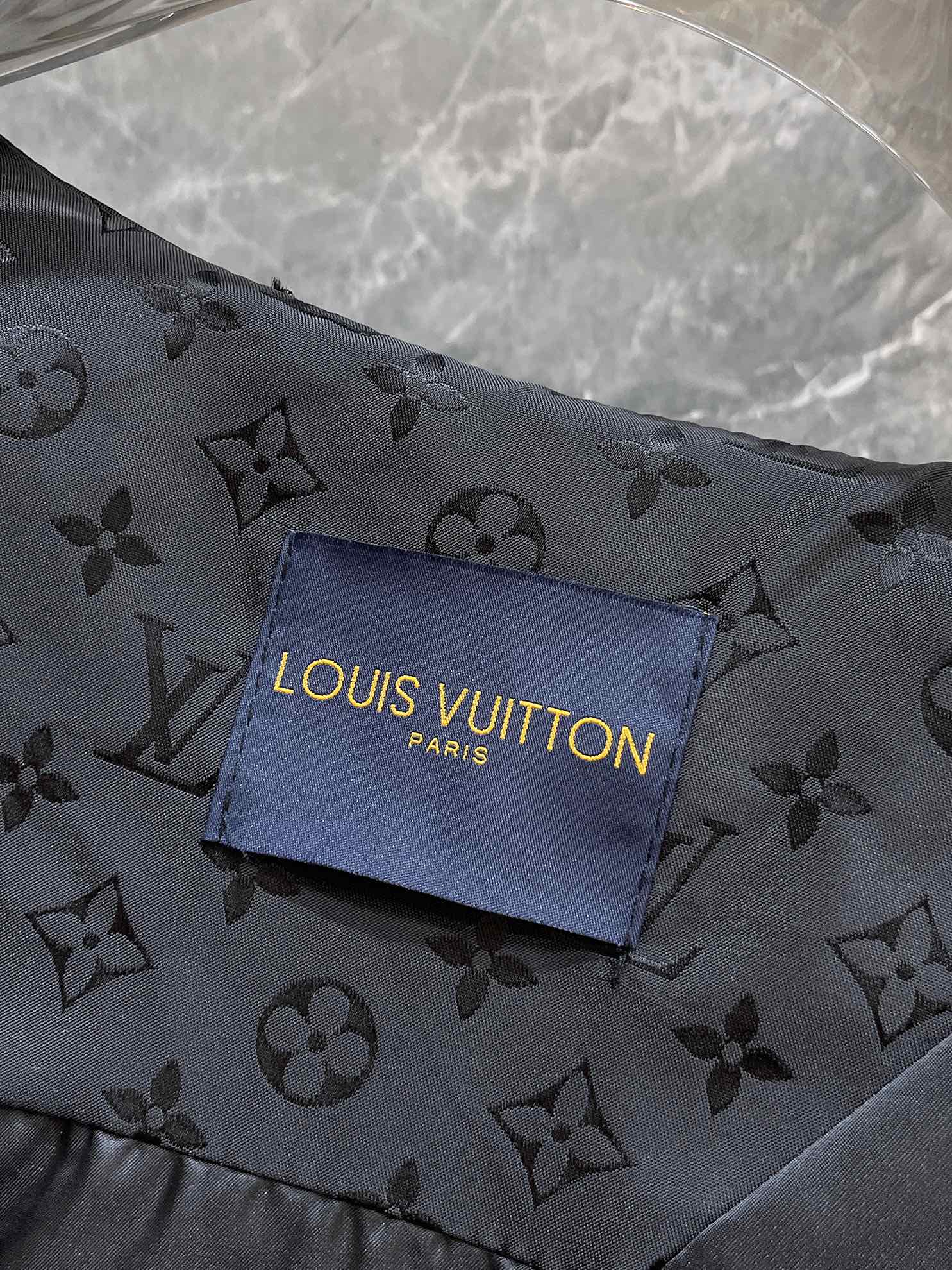 LOUIS VUITTON LV BLACK MONOGRAM JACKET 239559